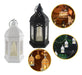 Fashion Mini Farol Vintage C/vela Led Parpadeante Decorativo A Pila 0