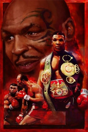 Boxeo - Mike Tyson - Lamina 45 X 30 Cm. 1