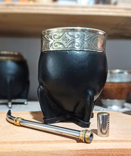 Imperial Mate with Alpaca Trim and Loro Spout Straw 13