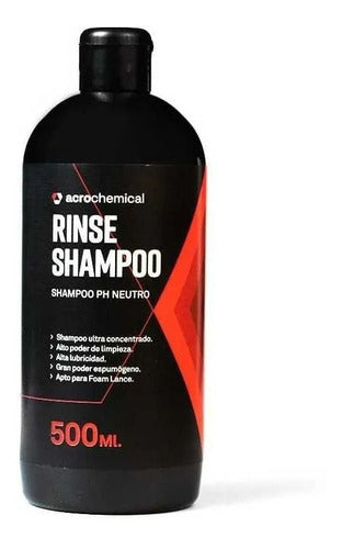 Shampoo Para Autos Acrochemical Rinse Ph Neutro Concentrado 0