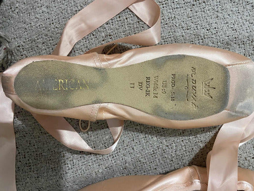 FR Duval Sansha Pointe Shoes Size 9 3