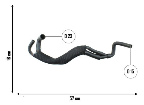 Manguera Descarga De Gases 306 405 406 1.8 Gasolina 16v 1