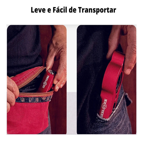 Trava De Moto Manete E Capacete Antifurto Teck Lock Vermelho 7