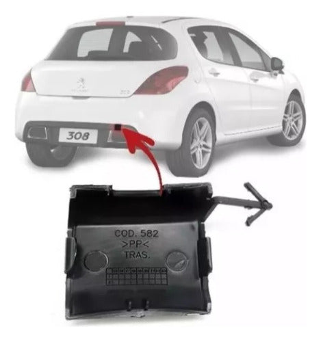 Peugeot Towing Hook Cover for Rear Peugeot 308 1