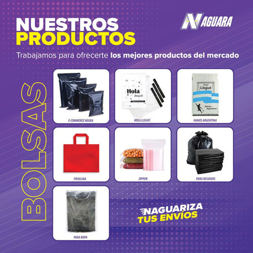 Naguara Bolsa Lienzo Ahorque 20x25 Lisa Souvenirs Packaging X 25 Uni 3