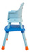 Premium 5 in 1 Baby Table High Chair - Blue 6