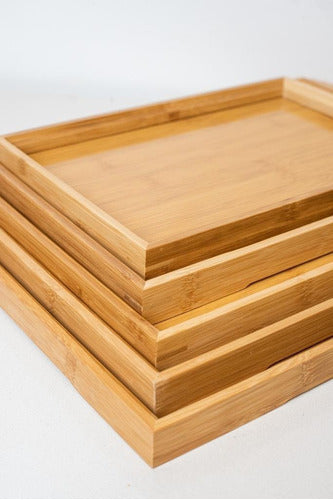 Marian Todo Organizado Thailand Bamboo XXXL Rectangular Tray 0