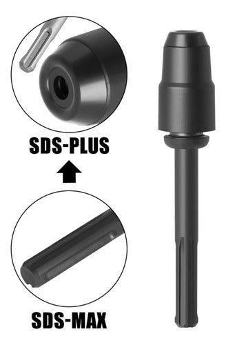 SDS Max to SDS Plus Adapter for Rotary Hammer 18mm Shank 1