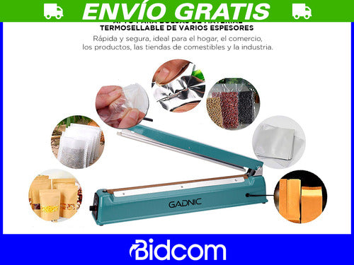 Gadnic Bag Sealer Industrial 40cm Professional 350W + RTO 2