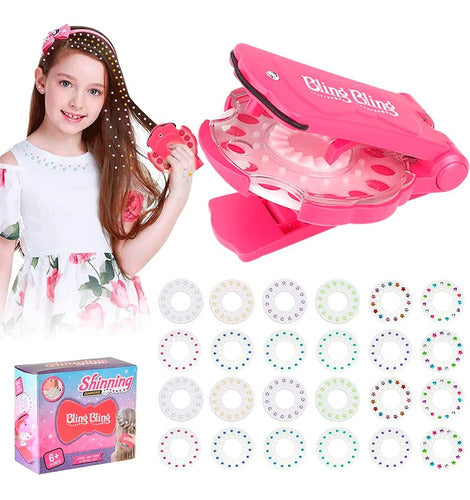 Shinning Hair Decoration Set with Diamond Sparkles 5