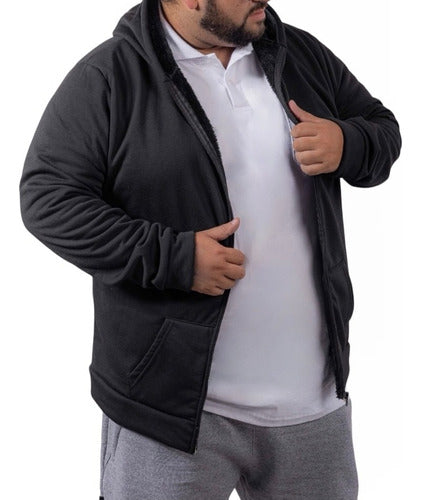 Men's Premium Fleece-Lined Jacket - Special Sizes 3XL to 6XL 7