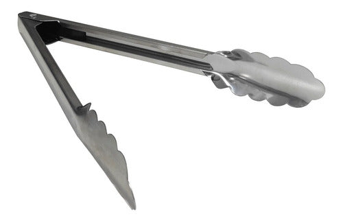 VG Deco Multi-Purpose Stainless Steel Kitchen Tongs 0