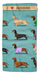 HGOD DESIGNS Hand Towels for Dogs, Cute Dachshund Pattern 4