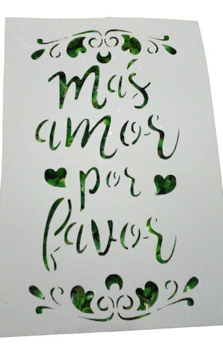 Stencil Frases X 10 Unidades Set 23 0