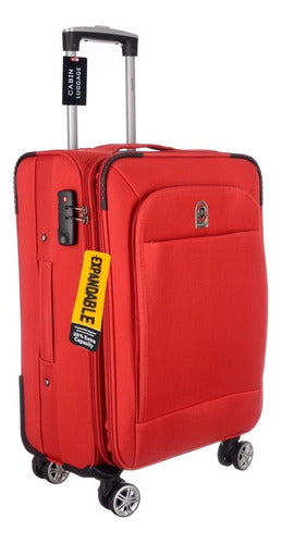 Small Reinforced Fabric Suitcase (20 inches) 0