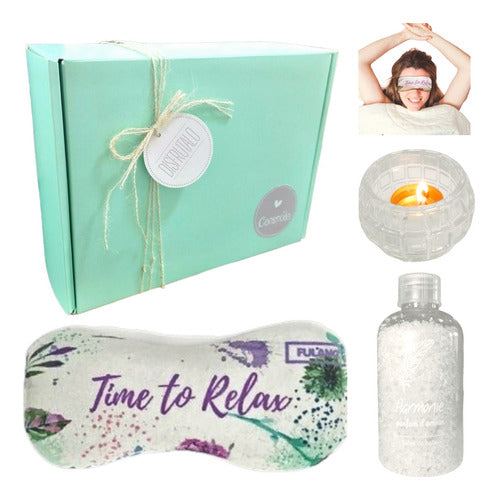 Relaxation Gift Set - Jasmine Aroma Box Zen Spa Kit N48 Enjoy it - Set Relax Regalo Box Zen Jazmín Kit Aroma Spa N48 Disfrutalo