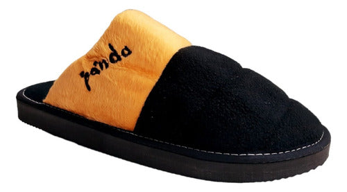 Panda Comfortable Lightweight Synthetic Fur Slippers for Men 01 2