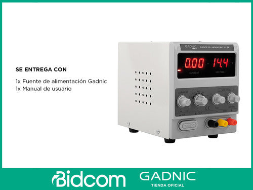 Gadnic Laboratory Power Supply Adjustable 15V 2A LCD Digital 5