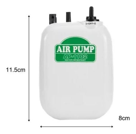 Air Pump Aireador Para Carnada Viva AP-1102 Red Fish Battery Operated 1