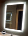 Modern Rectangular LED Bathroom Mirror 100x50cm 4