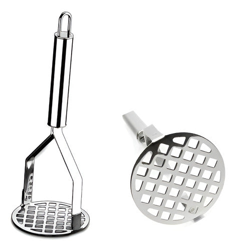 Amassador De Batatas E Legumes Em Aco Inox 0