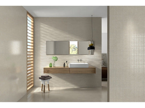 Emigres Porcelanato Español Pared Soft Beige 40x120 Brillo 1