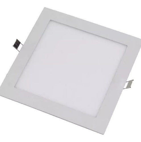 Artefacto Led 6w Cuadrado 120x120mm Embutir 6500k Nova 0