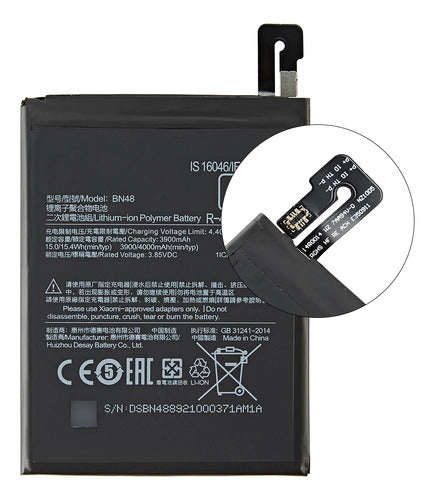 Xiaomi BN48 Battery for Note 6 Pro - 100% Guarantee 0