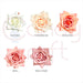 Premium Fabric Flower X 50 Artificial High-Quality Flowers 7