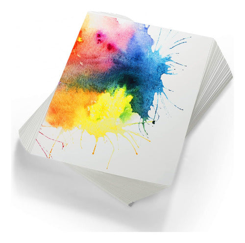 Taobary Watercolor Paper Pack of 300 Sheets White 230gsm 13x18cm 0