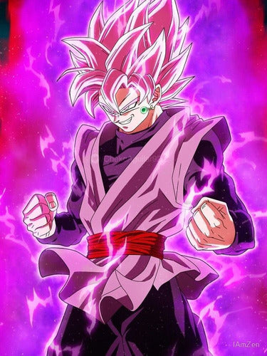 Juguete Figura Dragon Ball Super Goku Black Ssj Rose Zamasu 1