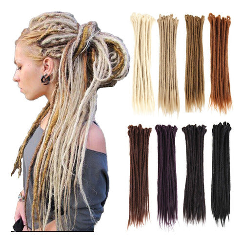 Madly_dreads Dreadlocks Pack of 30 Units 50cm 3