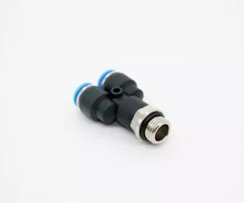 Conector Rapido Racor Qsy-r1/4-8 En Y Rosca 1/4  Manguera 8m 0