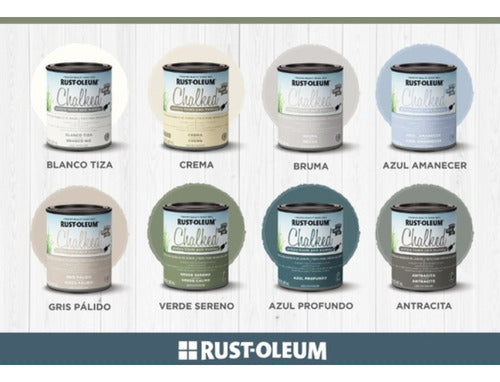 Rust Oleum Chalked Exterior Paint Tizada White 887ml 2