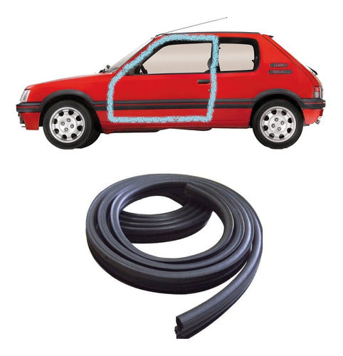 SLX Front Weatherstrip Set for Peugeot 205 3-Door 0