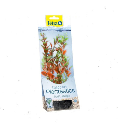 Tetra Planta Artificial Red Ludwigia 23cm Medium Adorno Poly 0