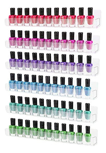 Umirokin 6 Paquetes De Estante De Esmalte De Uñas Acrílico D 0