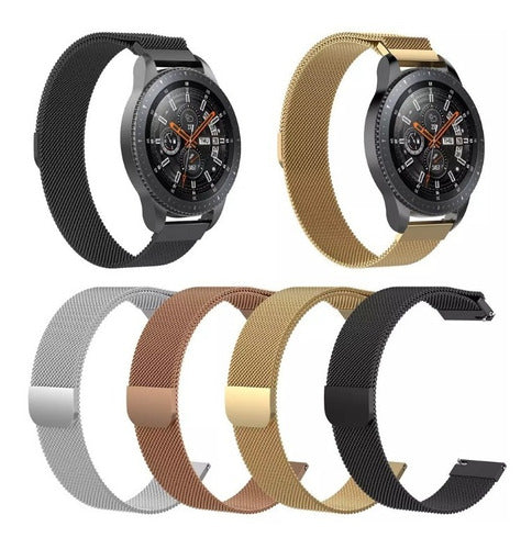 Magnetic Metal Mesh Strap for Amazfit GTR 47mm / 47mm Lite 0