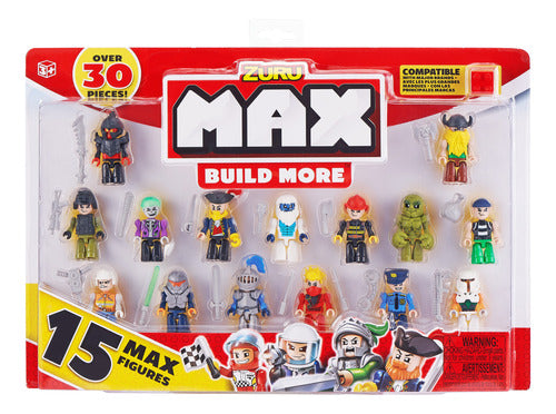 ZURU Max Build Blocks Set of 15 Figures 0