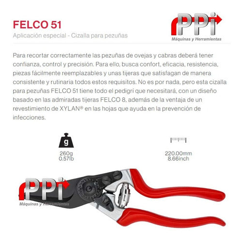 Felco 51 Hoof Trimmer - Premium Swiss Quality 1