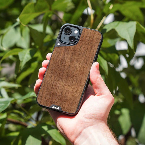 Mous Premium Wood Case for iPhone 15 Plus with MagSafe 1