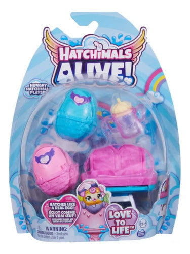 Spin Master Hatchimals Alive 2 Fig + Baby Chair with Accessories Blister 19196s 0