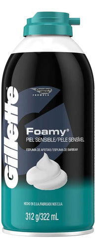 Gillette Foamy Sensitive Skin Shaving Foam 312 Gr 1