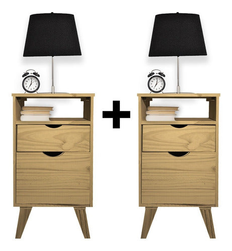 Sajo Modern Floating Nightstand Combo - Home Furniture Offer 0