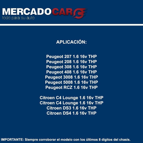 Peugeot Cable Adaptador Bulbo Termostato Citroen DS4 1.6 THP - 2013 2