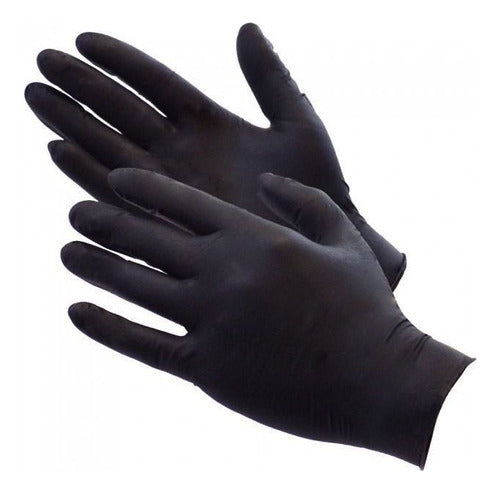 Powercrest X400 U Black Nitrile Gloves | ANMAT | Size: XL 1