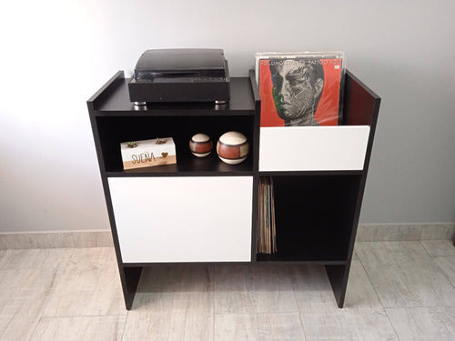 Vinyl Record Player and Albums Table Furniture with Shelf In Stock 11