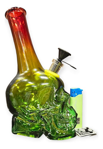 Paramos Thick Pyrex Bong / Ideal Size / Water Pipe / Design 3