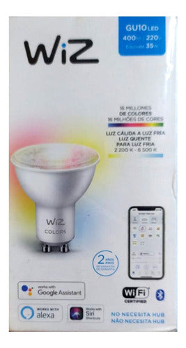 Iluminá Tu Casa + Lámpara Inteligente Full Color Wiz Gu10 0