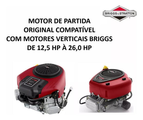 Motor Arranque Partida Trator Grama Briggs Stratton Original 1